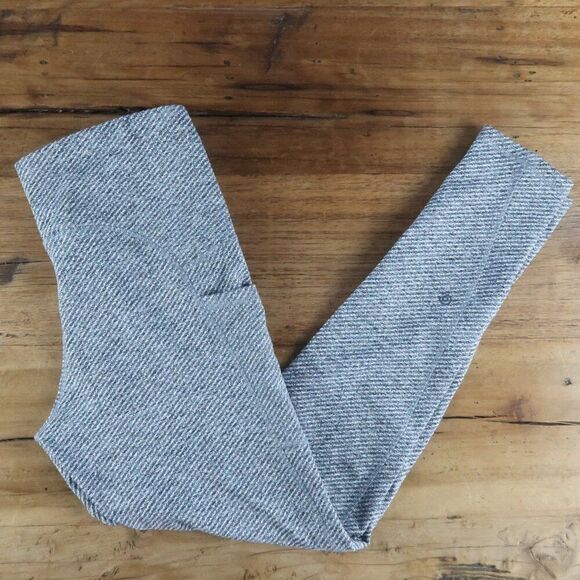 C9 CHAMPION BLACK WHITE HEATHER URBAN FIT STRIPE LEGGINGS WITH SIDE POCKETS - Picture 1 of 9